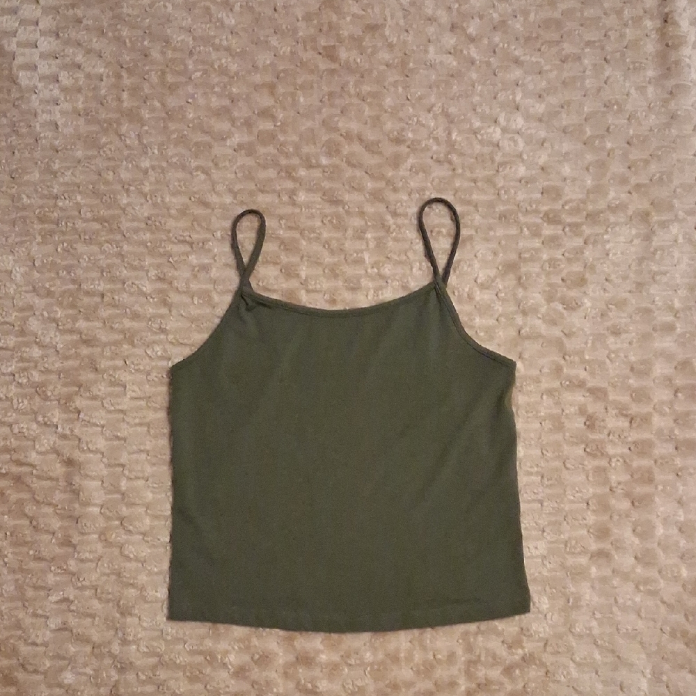 Wild Fable Dark Green Camisole Top